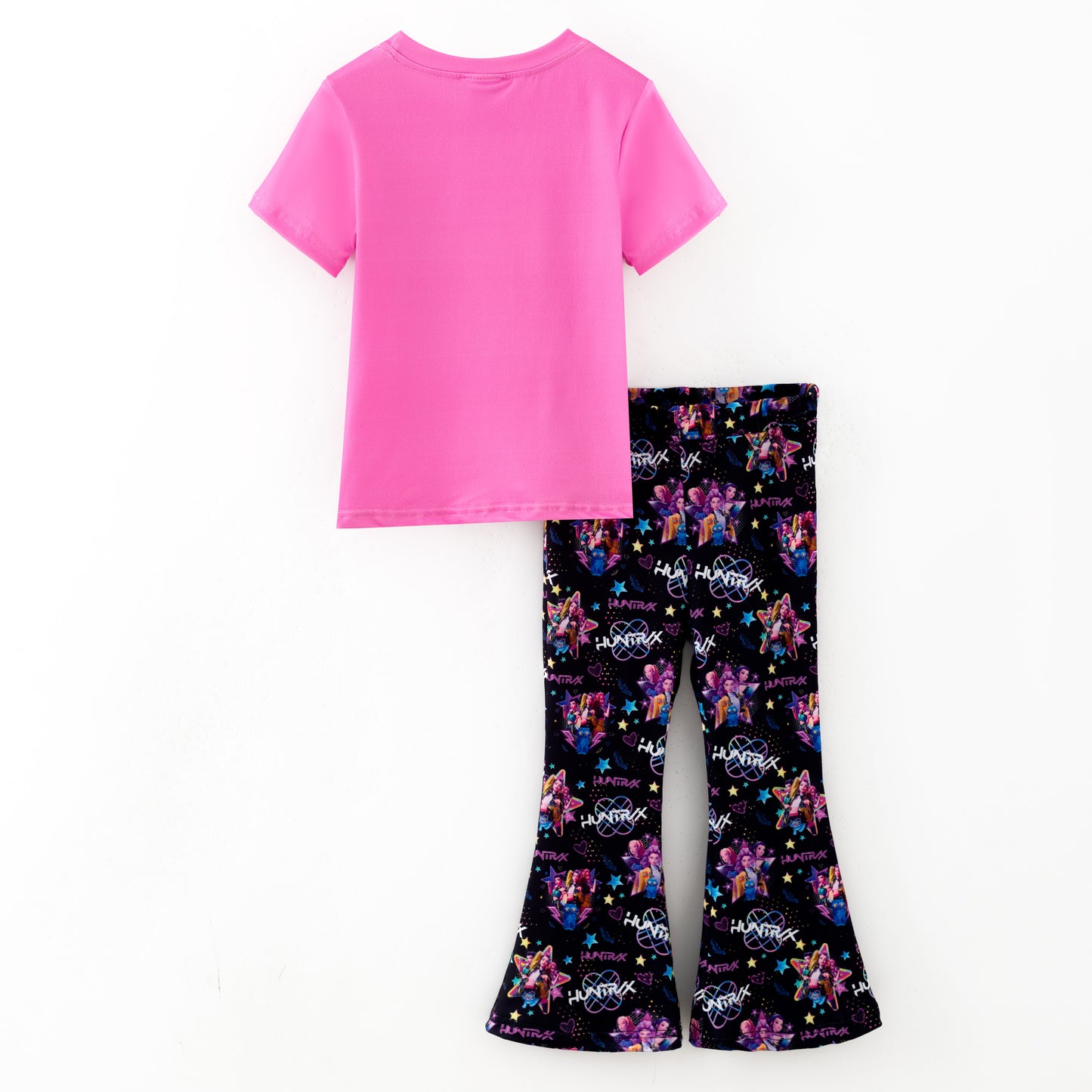 Kpop Demon Hunters Print Girls Fall Bell Pant Set