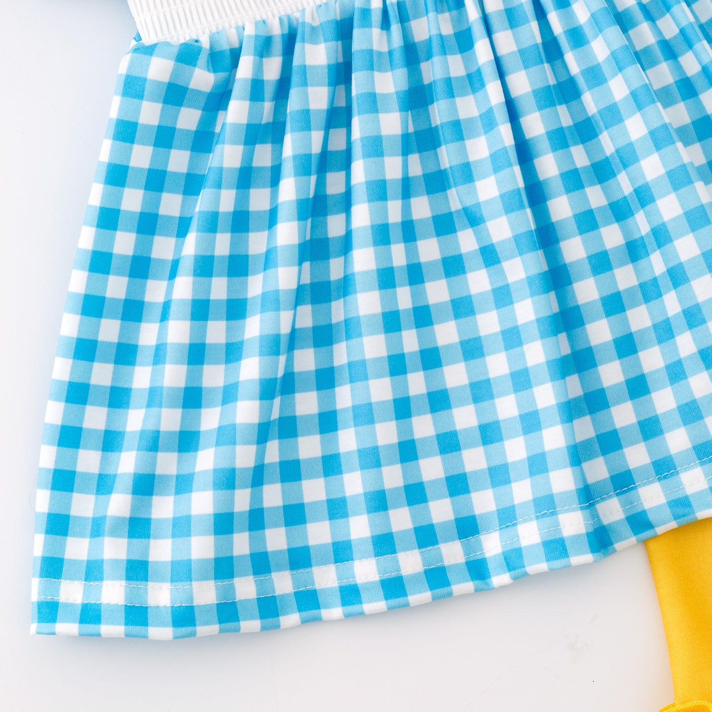 Kids Sibling Summer Rubber Ducks Embroidery Smocked Clothes