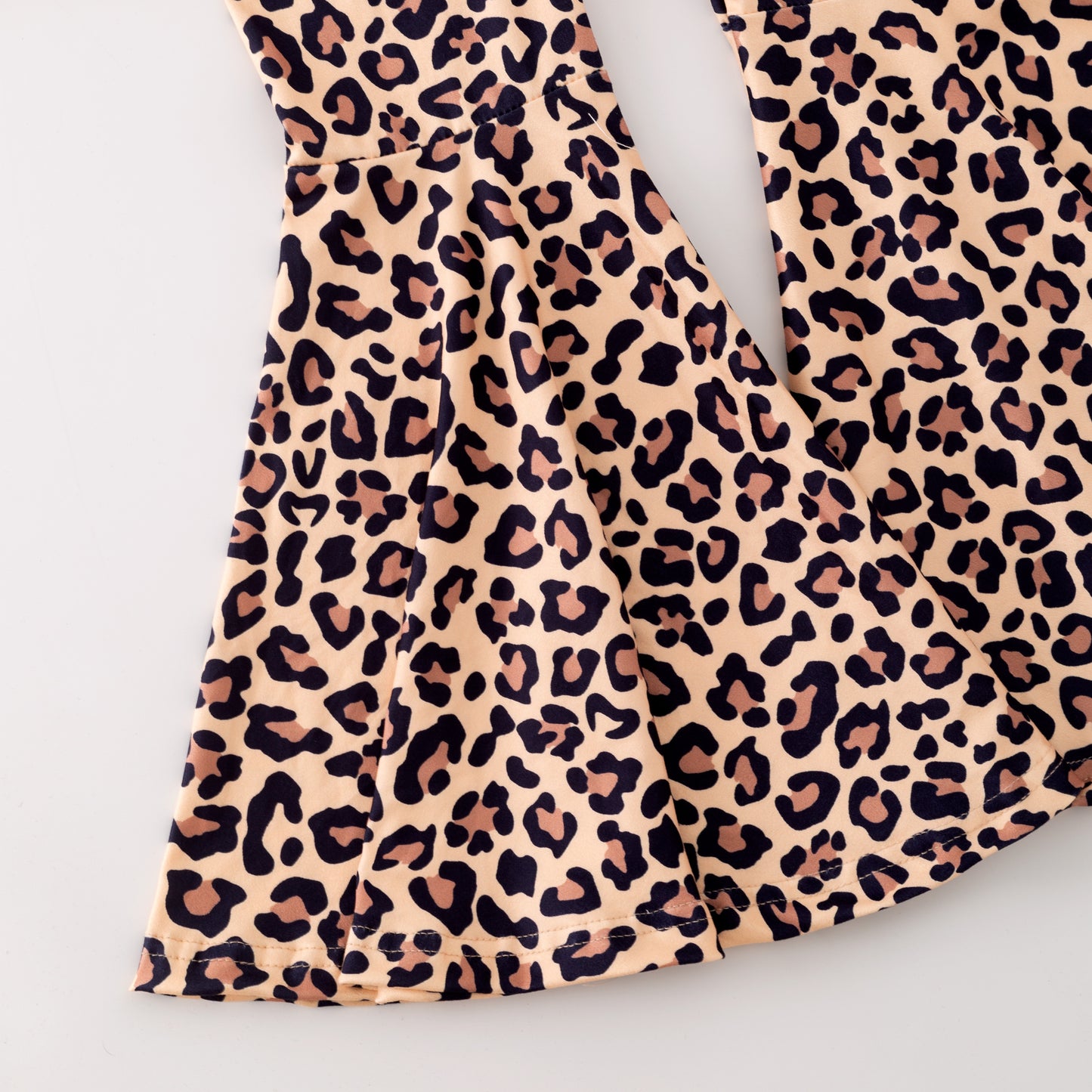 Girls Back To School Pencil Apple Print Bell Pant Set
