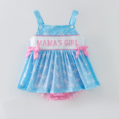 2026 Spring Summer MAMA'S GIRL Embroidery Bow Outfits Collection
