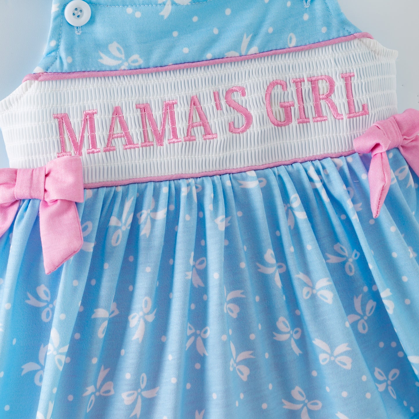 2026 Spring Summer MAMA'S GIRL Embroidery Bow Outfits Collection