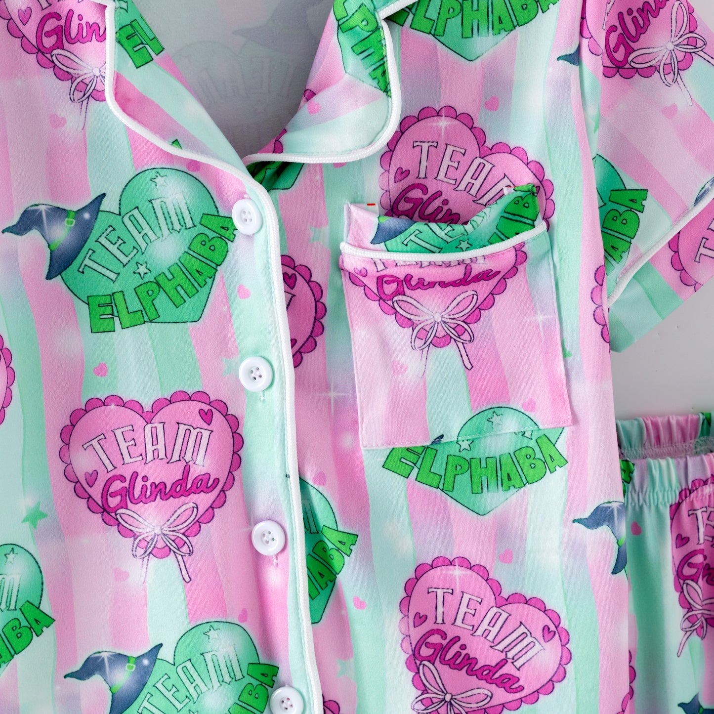 2026 Spring Sport Team ELPHABA Heart Print Pajamas Set