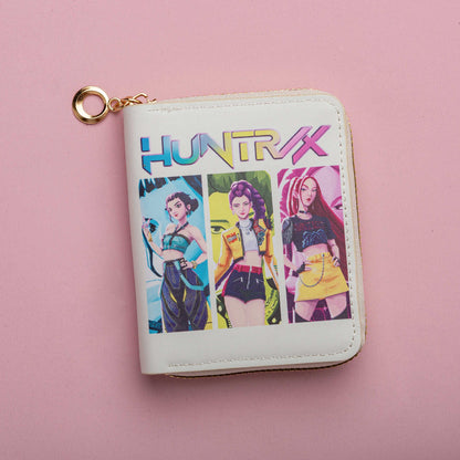 K-pop Demon Hunter Cartoon Print Mini Wallet Coin Purse Card Holder