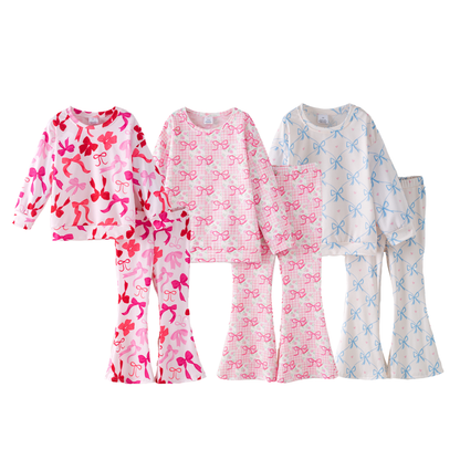 2026 Valentine's Day Spring Heart Sweatshirt Pant Set Collection