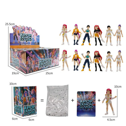 K-Pop Demon Hunters Saga Boy Group Tiger Blind Box Figures – 2–4.5 Inch Mini Collectible Model Ornaments