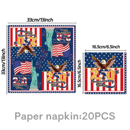 4th Of July Party Supplies Themed Tableware and Decorations