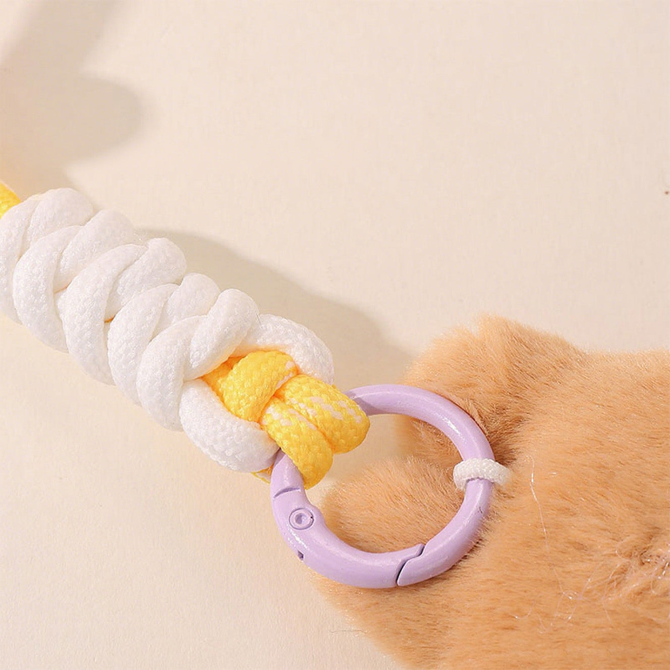 LABUBU Plush Keychain – Cute Cartoon Doll with Lanyard, Bag Charm & Key Holder
