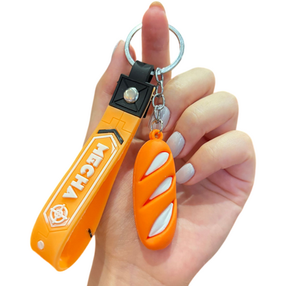 Food & Dessert Butter, Cheese & Bao Bun Keychains Silicone Bag Charms & Accessories