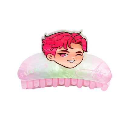 Kpop Demon Hunters Saga Boy Band Mermaid Color Hair Claw Anime Character Hair Accessory