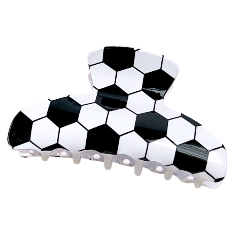 2026 World Cup Women’s Hair Claw Clip Soccer Theme Shark Clip Hair Accessory