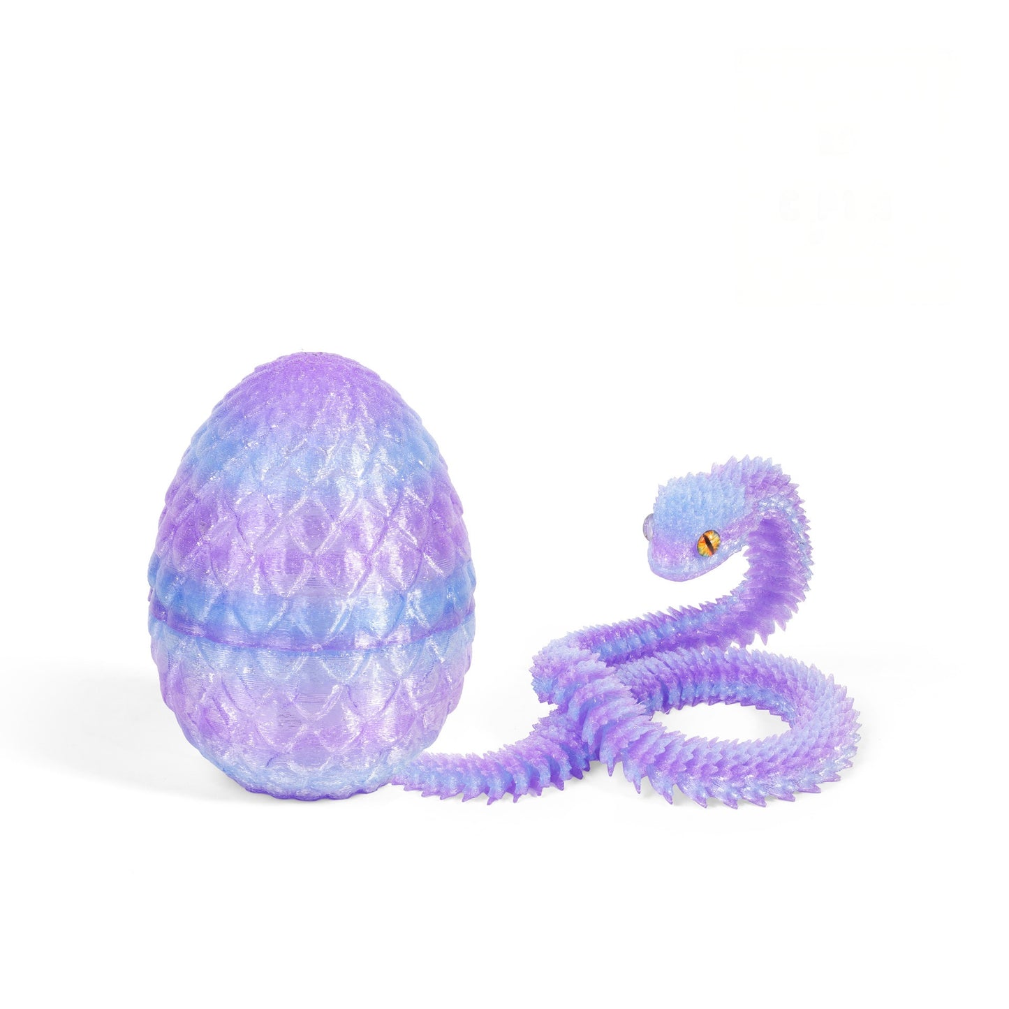 3D Printed Dragon Egg Fidget Toy with Articulated Dragon – Colorful Sensory Stress Relief Toy & Collectible Gift