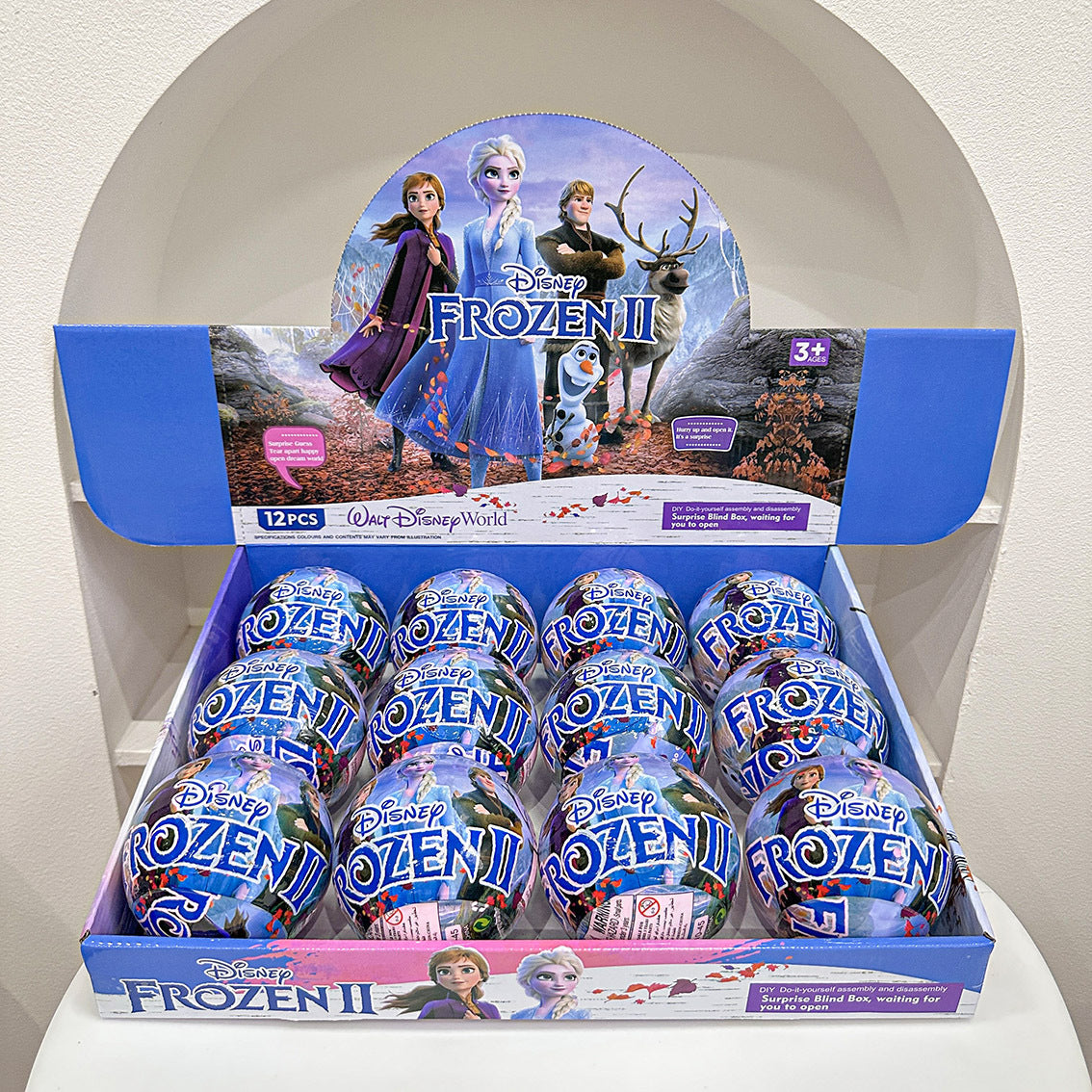 Cartoon Blind Capsule Toy Box Set of 12, Surprise Collectible Figures & Keychains
