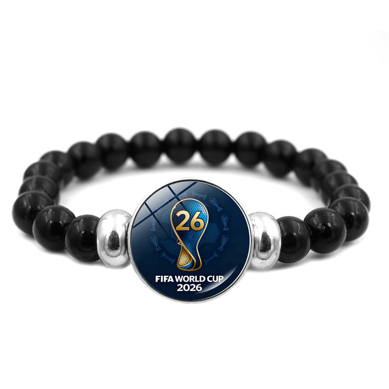 2026 FIFA World Cup Beaded Bracelet Jewelry Trendy Fan Accessory