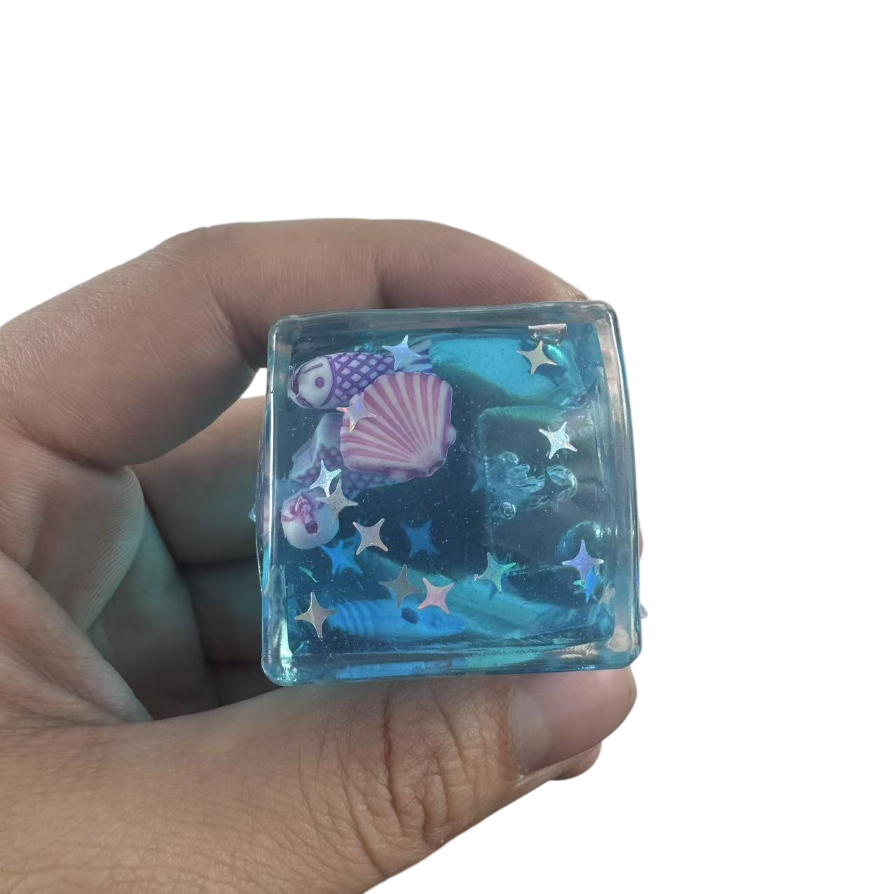 Underwater World Ice Cube Squishy Slow Rising Stress Relief Fidget Toy