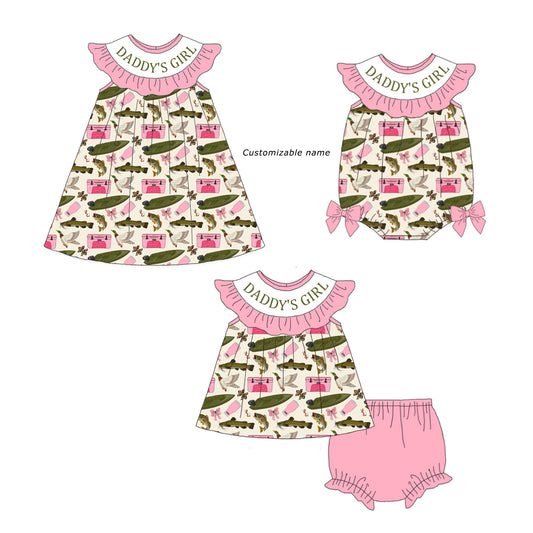 Summer DADDY'S GIRL Smocked Embroidery Set Collection