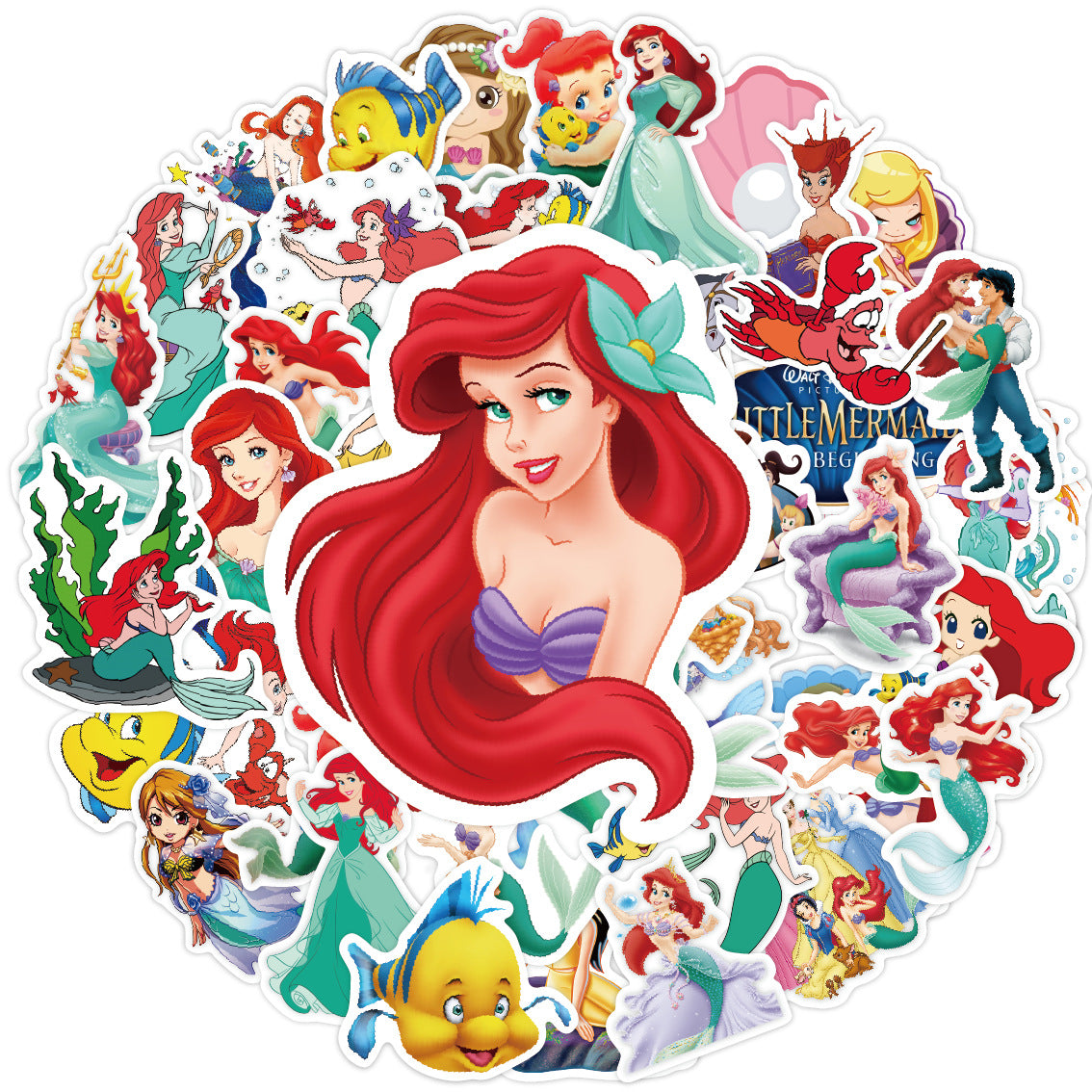 50Pcs Cartoon Character Stickers Waterproof Cartoon Decals for Laptop Phone & Water Bottle