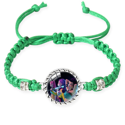 K-POP Demon Hunters Series Bracelet Set Creative Charm Braided Adjustable Bracelets