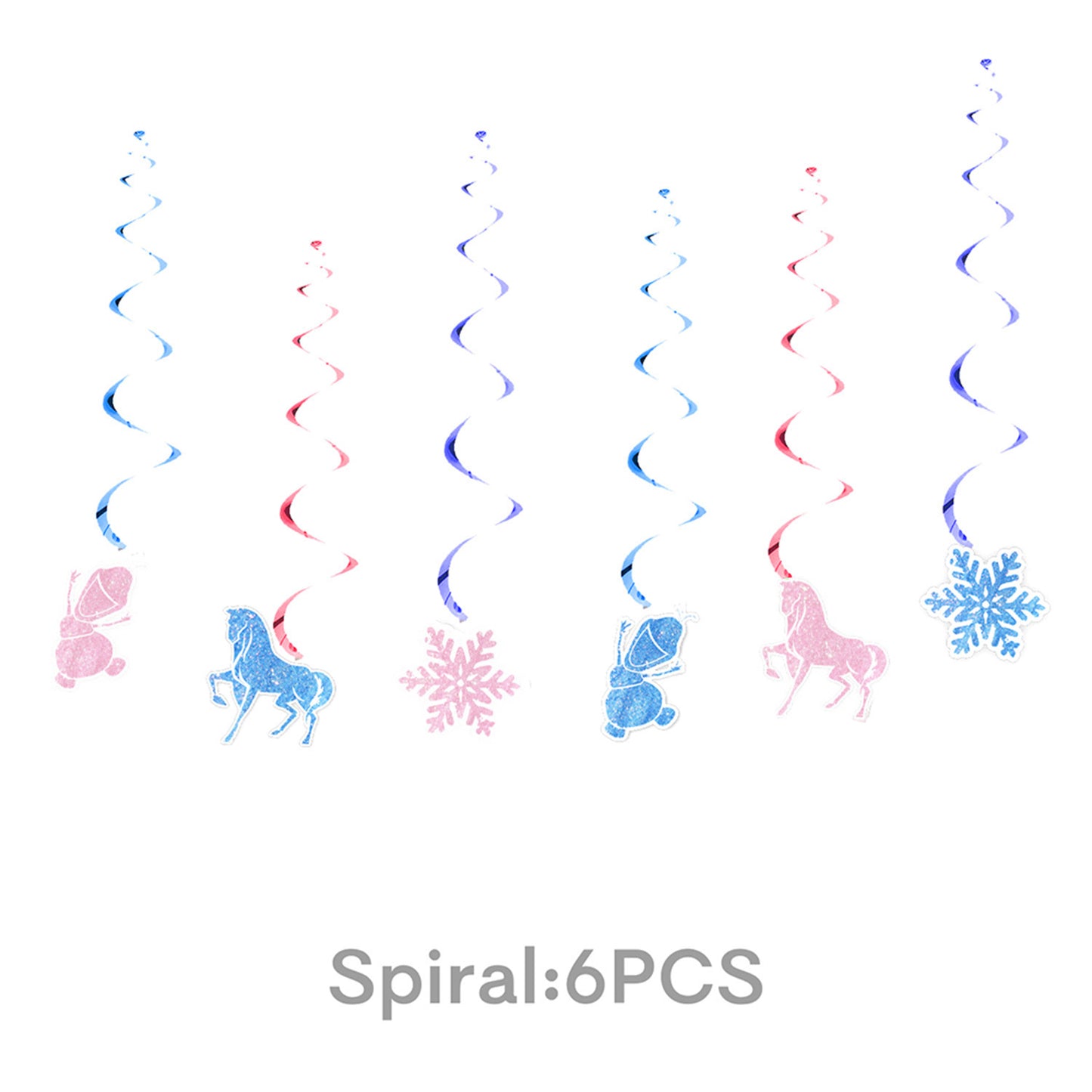 Frozen Winter Wonderland Kids Birthday Party Decorations Snowflake Balloon Garland, Banner & Party Supplies