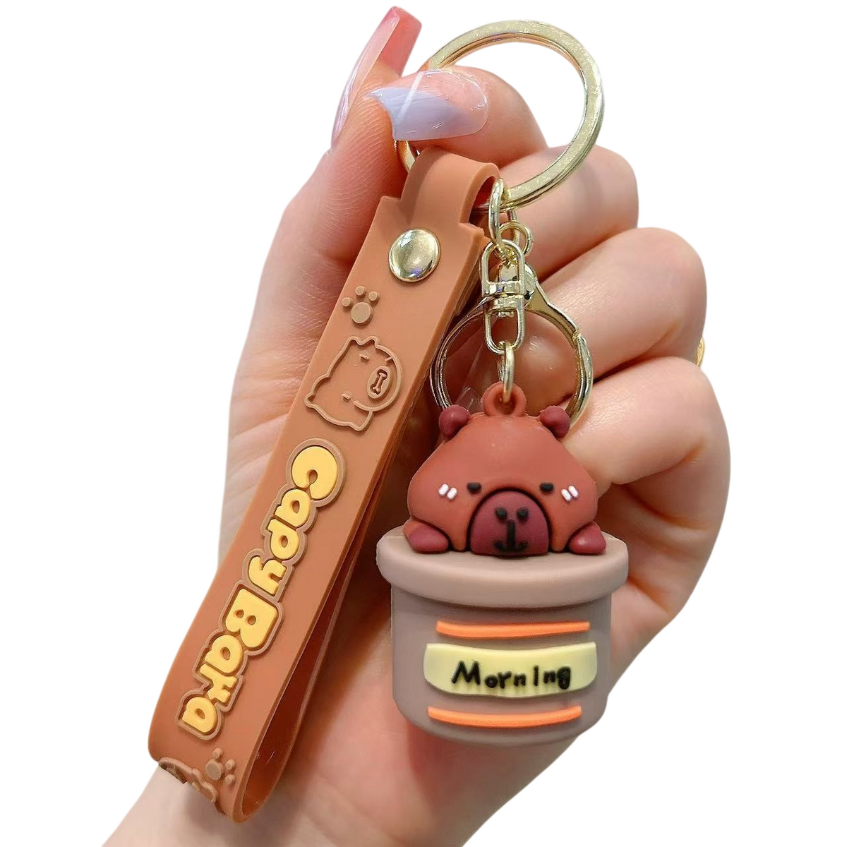 Cute Capybara Keychains – Kawaii Animal Bag Charms & Novelty Gifts