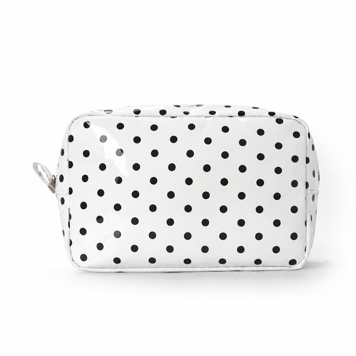 Waterproof Clear Polka Dot Striped Makeup Pouch Travel Toiletry Bag