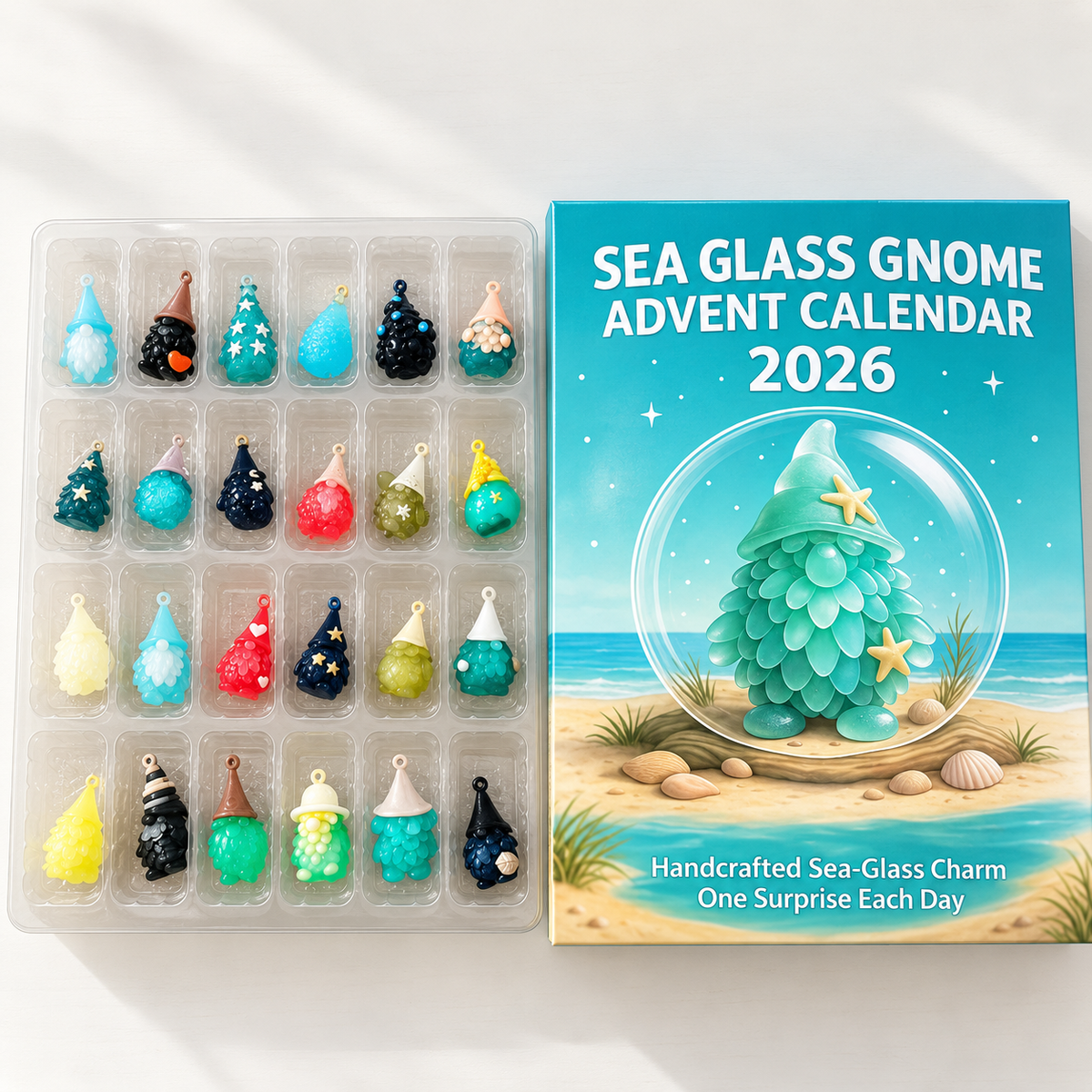 2026 Gnome Christmas Advent Calendar – 24-Day Mini PVC Figure Surprise Countdown, Holiday Collectible Gift