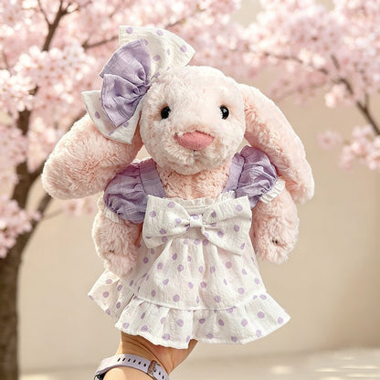 30cm (11.8 in) Bunny Doll Clothes – Princess Dresses & Plaid Suits, Clothes Only