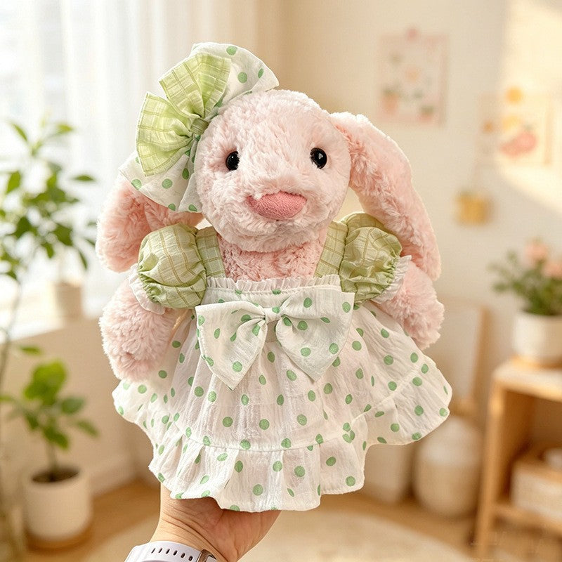 30cm (11.8 in) Bunny Doll Clothes – Princess Dresses & Plaid Suits, Clothes Only