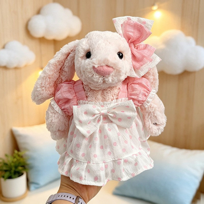 30cm (11.8 in) Bunny Doll Clothes – Princess Dresses & Plaid Suits, Clothes Only
