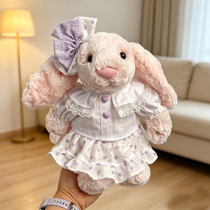 30cm (11.8 in) Bunny Doll Clothes – Princess Dresses & Plaid Suits, Clothes Only