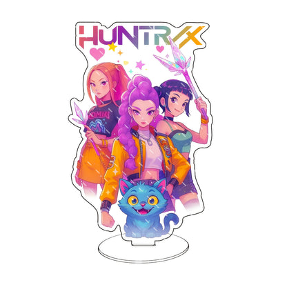 K-Pop Demon Hunters Acrylic Standee Desktop Decoration Trendy Merchandise