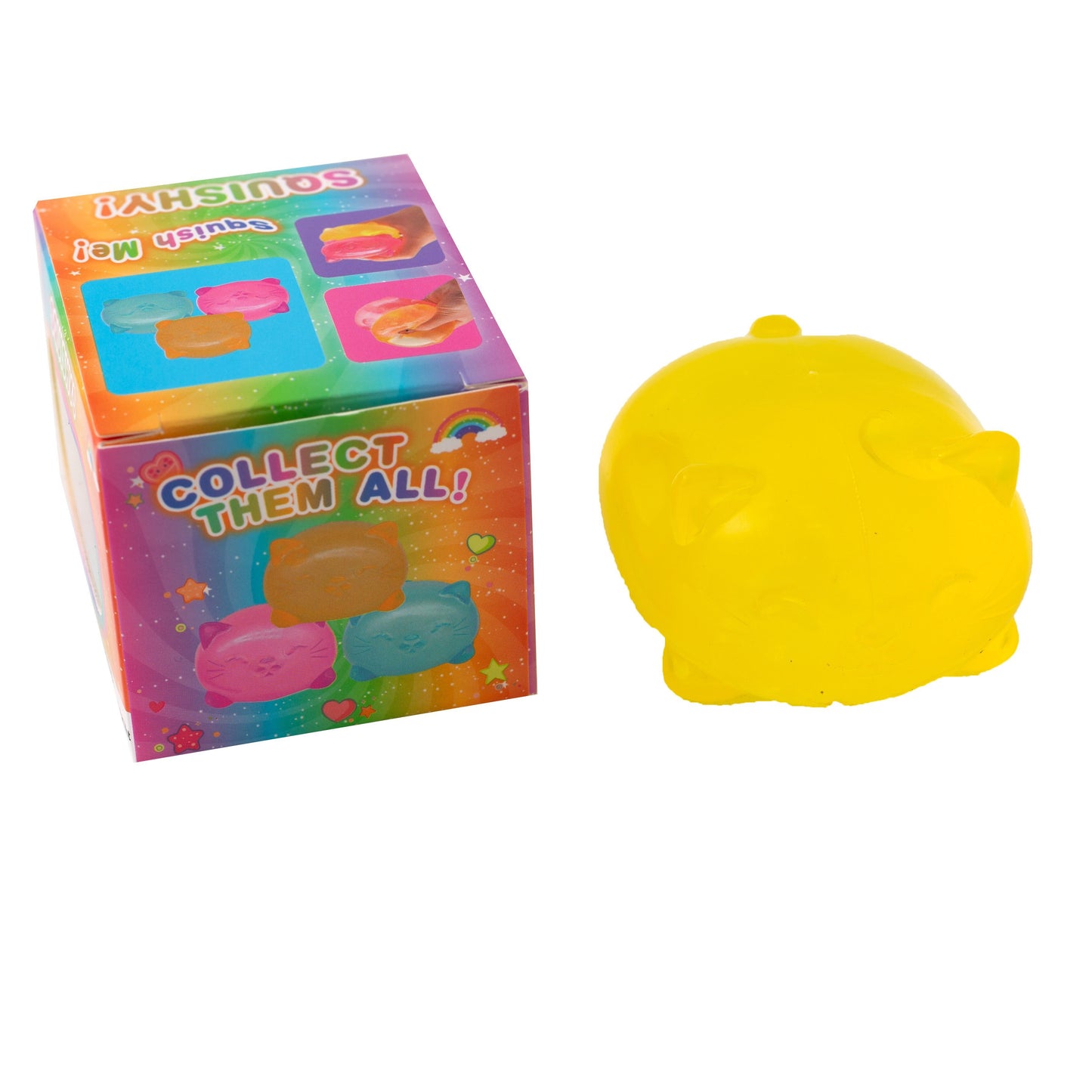 Cat Shape Slow Rising Stress Relief Squeeze Toy Boxed Set