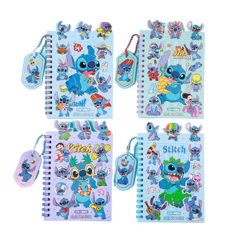 3-in-1 Spiral Notebook Set with Stickers & Memo Pad K-POP Demon Hunters Theme & Cartoon Styles