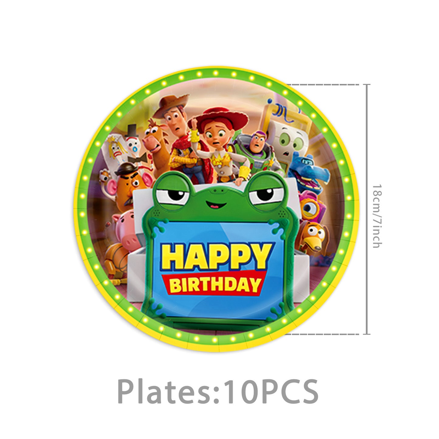 Cartoon Woody Buzz Series Birthday Party Supplies Themed Tableware and Decorations