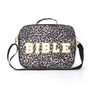 Bible Chenille Letter Tote Bag Large Capacity Shoulder Bag