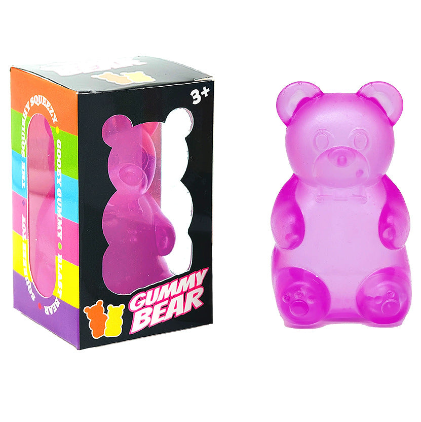 Nice Cube Teardrop Bear Toy Slow Rising Stress Relief Squeeze Toy Boxed Set