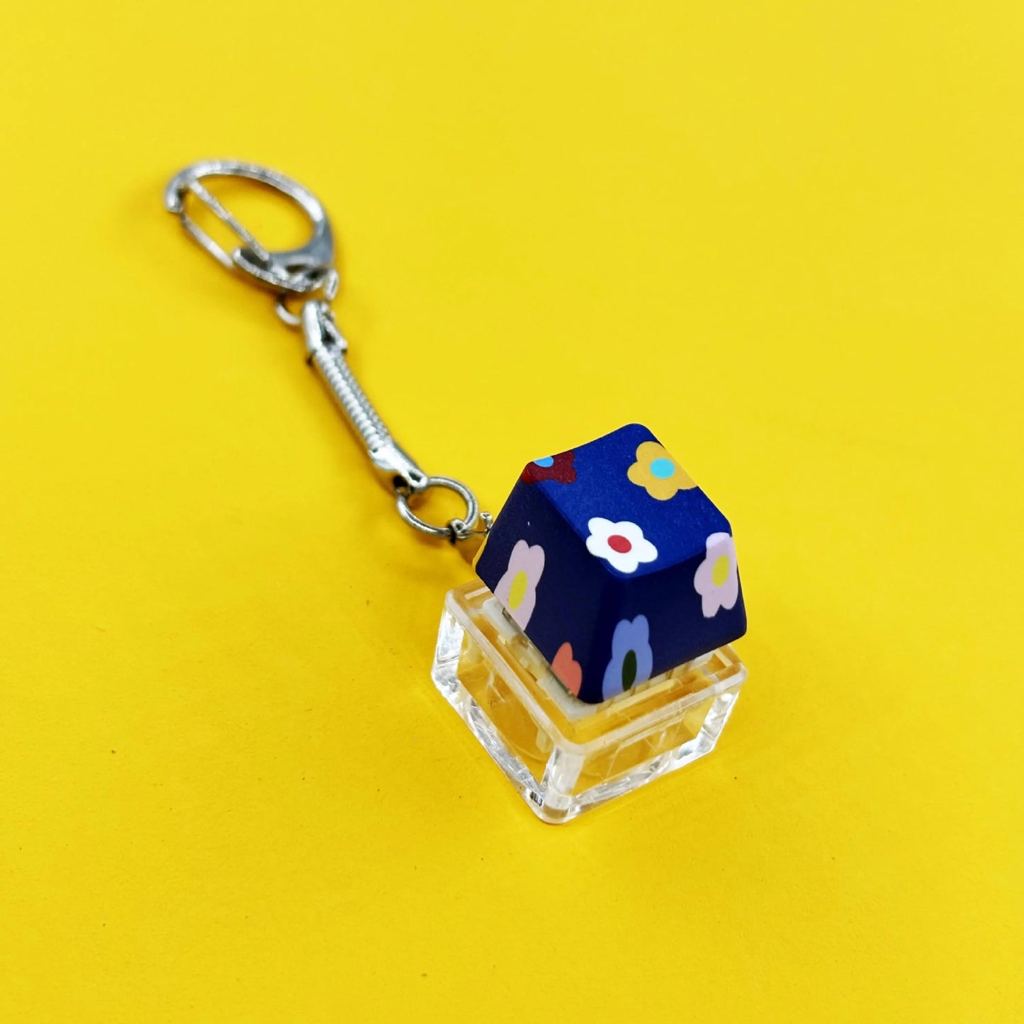 Clicky Keycap Mechanical Keyboard Switch Fidget Keychain Press Button Bag Charm