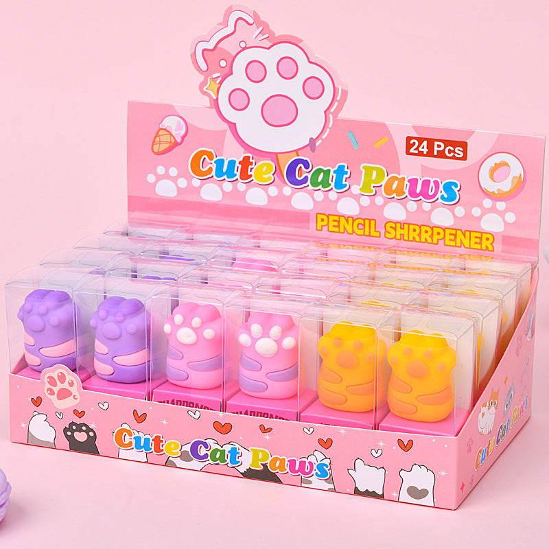 Cute Themed Pencil Sharpeners – 24-Piece Retail Display Box