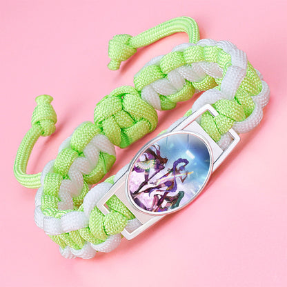 K-pop Demon Hunter Bracelet Woven Adjustable Handwoven Dopamine Style Kids Jewelry