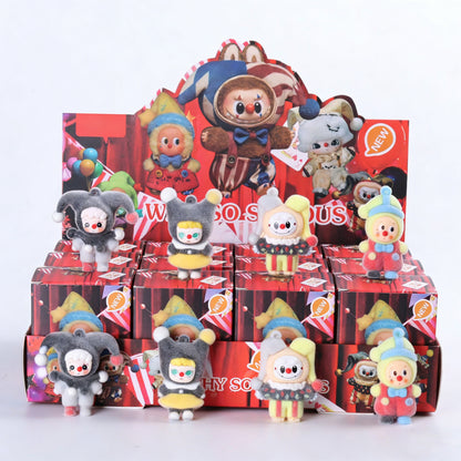 Demon Hunter Cartoon Character Flocked Vinyl Figure Collectible Toy Blind Box Surprise Trendy Desk Decor