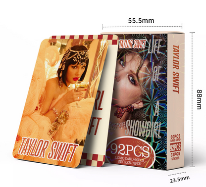 Taylor Swift “The Life of a Showgirl” Photocard Set 92pcs Double-Sided LOMO Cards Album Merch