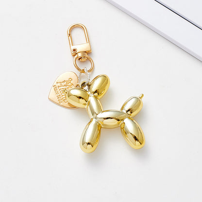 Colorful Resin Balloon Dog Bag Charm Keychain Trendy Acrylic Style Accessory for Bags, Keys & Gifts