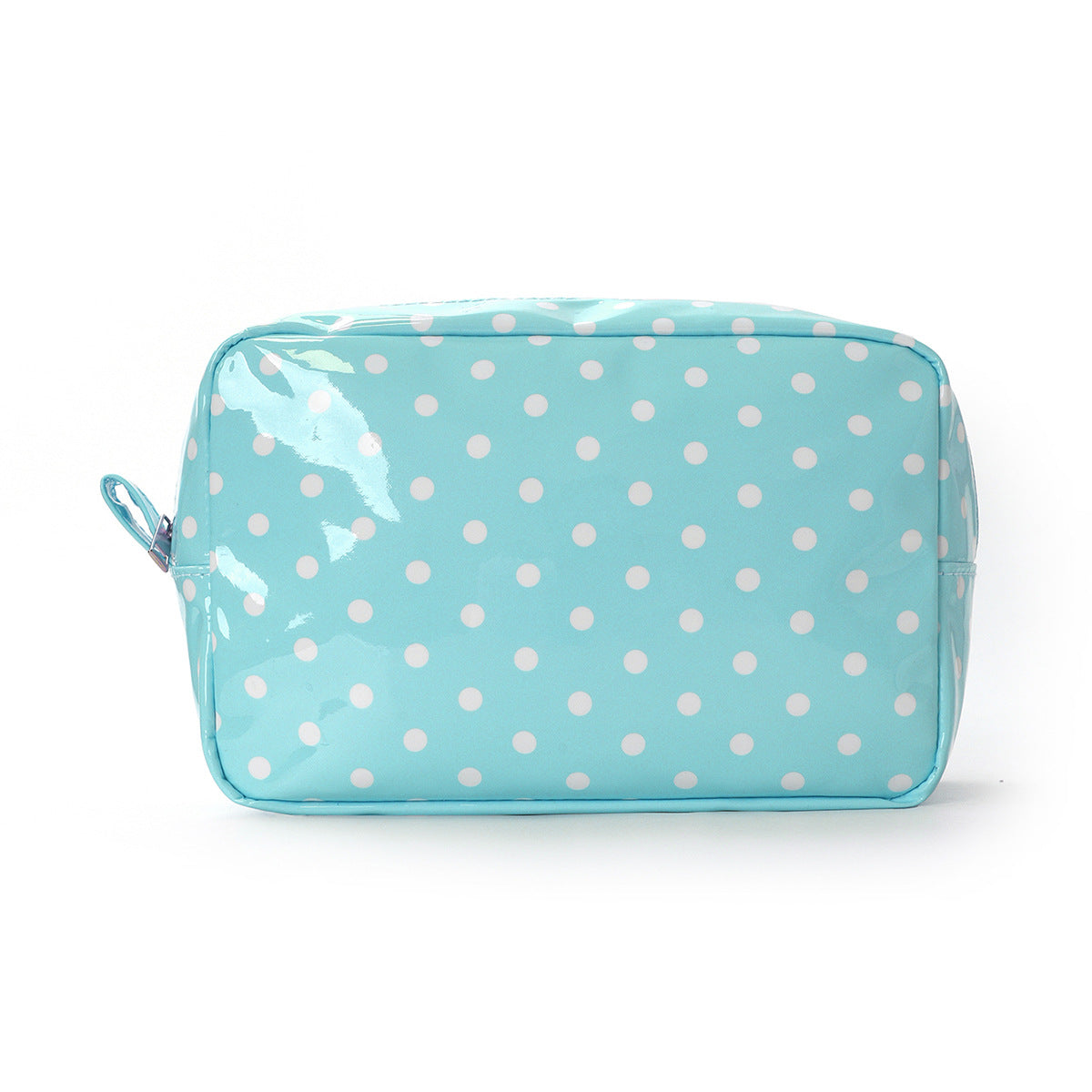 Waterproof Clear Polka Dot Striped Makeup Pouch Travel Toiletry Bag