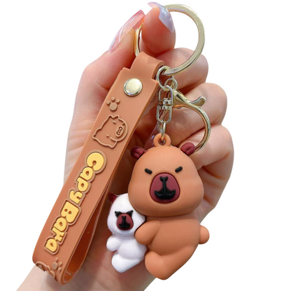 Cute Capybara Keychains – Kawaii Animal Bag Charms & Novelty Gifts
