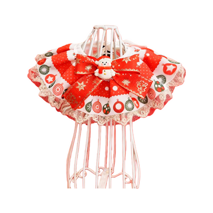 Christmas Pet Bandana – Holiday Dog and Cat Triangle Scarf, Festive Bib Neck Accessory
