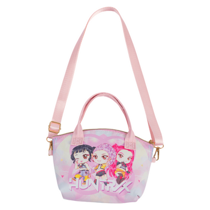 K-Pop Demon Girl Print Crossbody Bag with Top Handle & Adjustable Strap for Kids & Adults