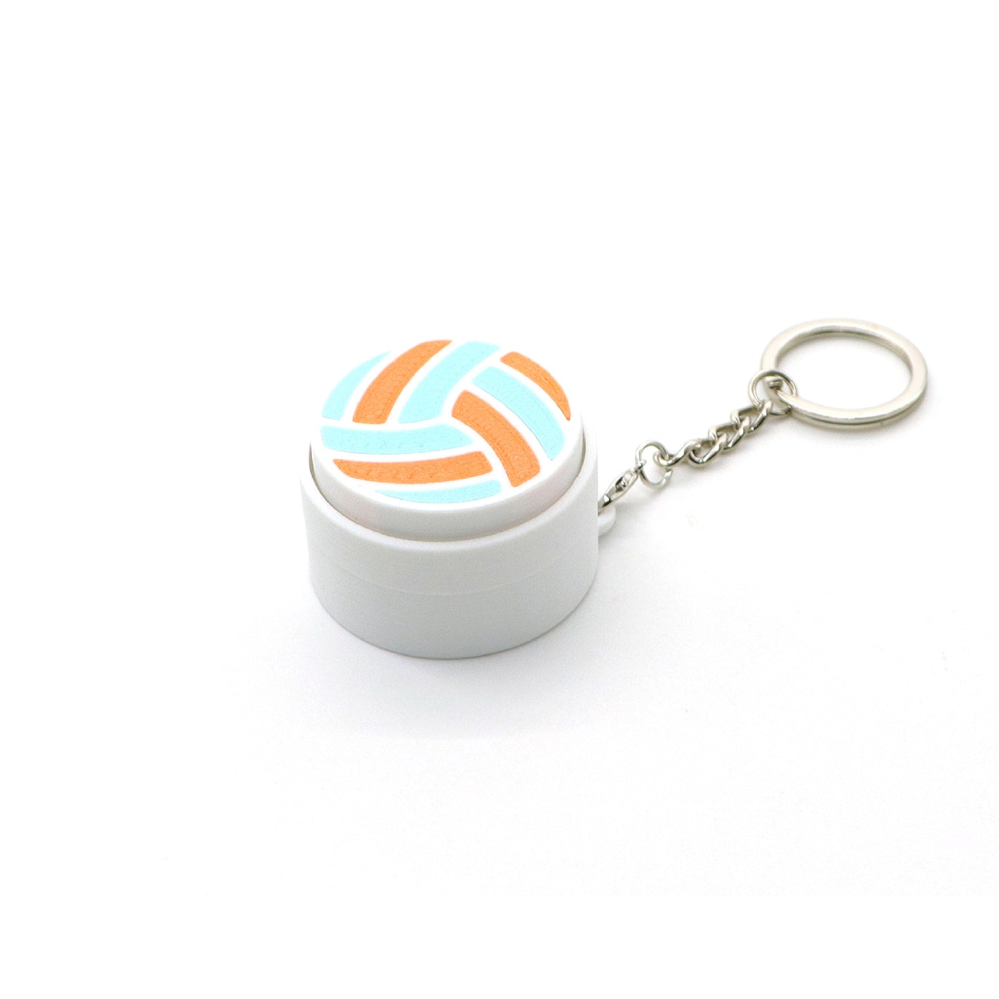 3D Printed Clicker Ball Keychain Stress Relief Fidget Pendant