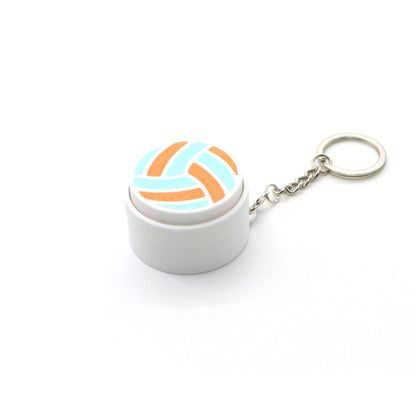 3D Printed Clicker Ball Keychain Stress Relief Fidget Pendant
