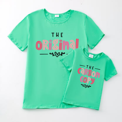 Mother's Day MAMA MINI The Original Mint Cotton T-Shirt