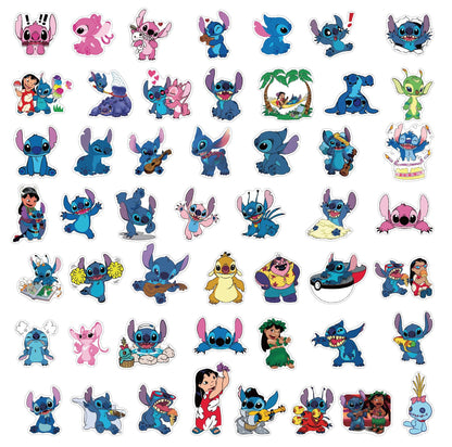 50Pcs Cartoon Character Stickers Waterproof Cartoon Decals for Laptop Phone & Water Bottle
