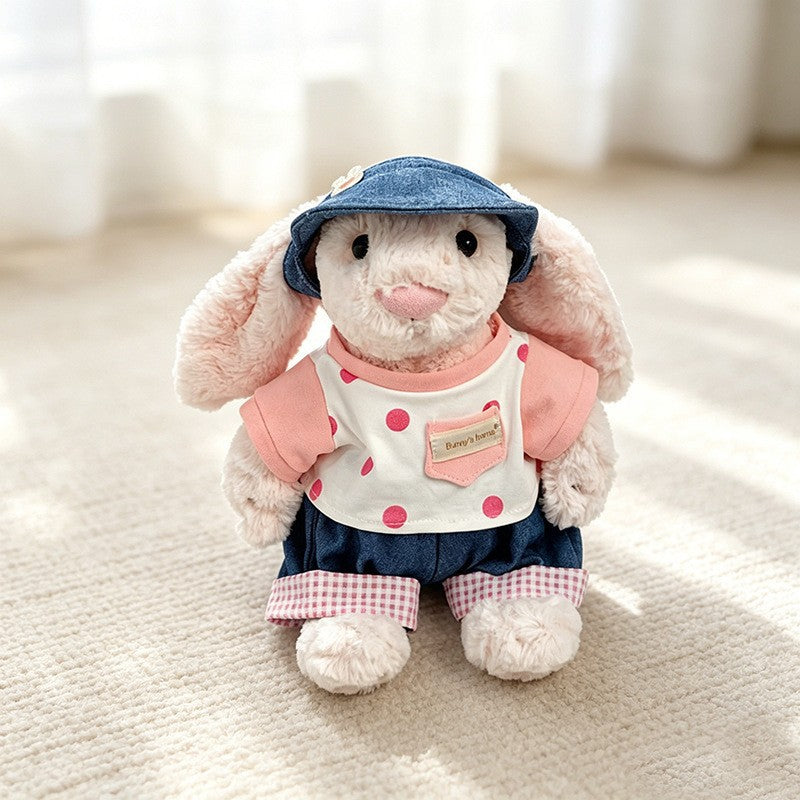 30cm (11.8 in) Bunny Doll Clothes – Princess Dresses & Plaid Suits, Clothes Only